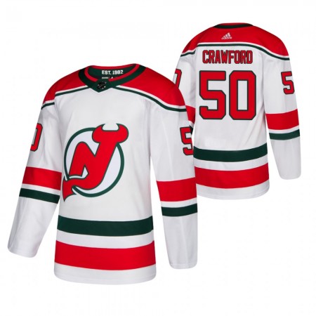 New Jersey Devils Corey Crawford 50 2020-21 Alternatief Authentic Shirt - Mannen